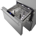 Accucold 24" Wide Built-In Undercounter 2-Drawer Panel-Ready – SPRF34D