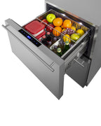 Accucold 24" Wide Built-In Undercounter 2-Drawer Panel-Ready – SPRF34D
