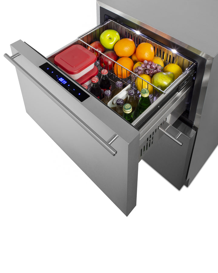 Accucold 24" Wide Built-In Undercounter 2-Drawer Panel-Ready – SPRF34D