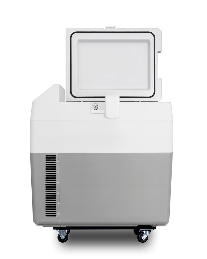 Portable Refrigerator/Freezer with Lock - Open