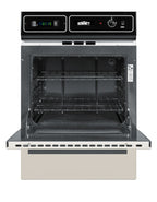 Accucold Bisque gas wall oven with electronic ignition, digital clock/timer, and oven window for cutouts 22 3/8" wide by 34 1/8"