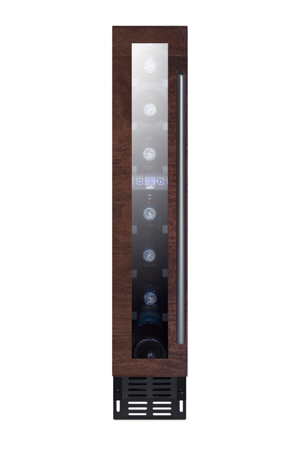 6" Wide Built-in Undercounter Wine Cellar with Panel-ready Door Trim (Model SWC007H34PNRLHD)