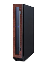 6" wide ADA compliant built-in undercounter wine cellar with panel-ready door trim (Model SWC007PNRLHD)