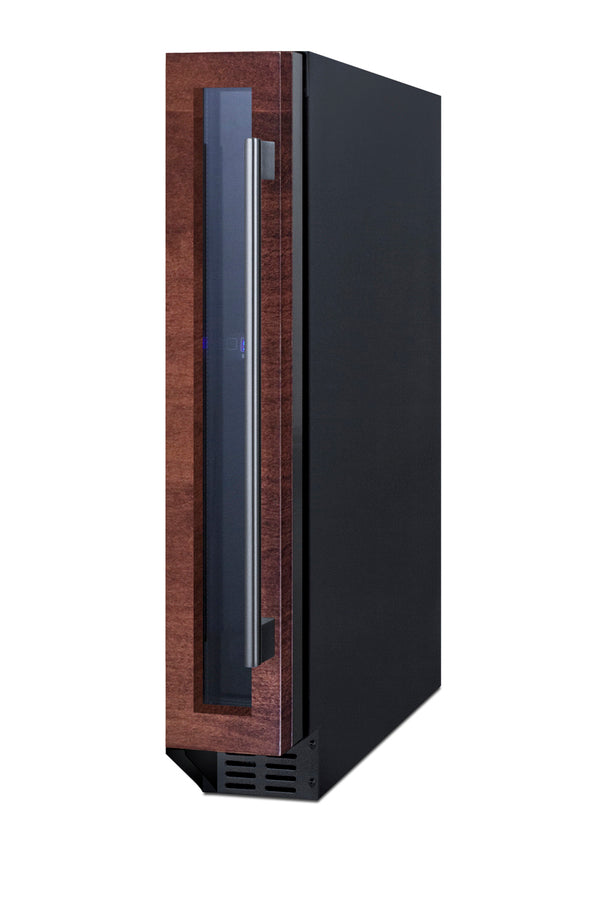 6" wide ADA compliant built-in undercounter wine cellar with panel-ready door trim (Model SWC007PNRLHD)