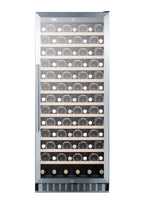 Accucold 102 Bottle Single-zone Wine Cellar with Glass Door, Digital Thermostat, and Black Cabinet (Model SWC1102LHD)