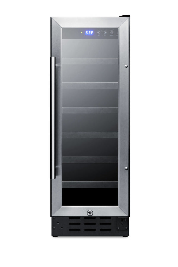 12" wide built-in undercounter wine cellar with digital thermostat and LED lighting (Model SWC1224B) Secondary image