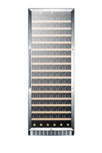 Accucold 171 Bottle Single-zone Wine Cellar with Glass Door, Digital Thermostat, and Black Cabinet (Model SWC1926LHD)