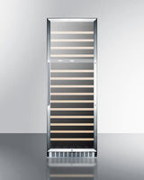 2-zone 160 Bottle Wine Cellar with Glass Door, Digital Thermostat, and Black Cabinet (Model SWC1966LHD)