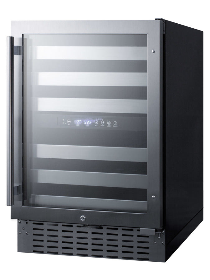 Dual Zone Built-in Wine Cellar with Seamless Ss Trimmed Glass Door Secondary image