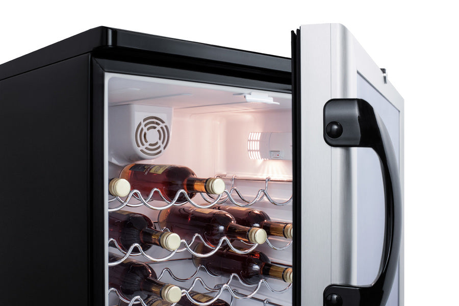 ADA compliant, commercially approved wine cellar, ADA (Model SWC6GBLADALHD)
