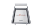 Slide-out drawer in stainless steel for installation on top of lower under counter refrigerators (Model TD15SD) - Top Stocked