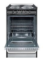 Accucold 20" Wide Slide-In Style Electric Coil Range in Stainless Steel – TEM110BRWY - Open