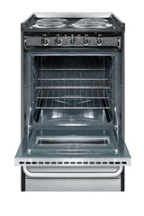 Accucold 20" Wide Slide-In Style Electric Coil Range in Stainless Steel – TEM110BRWY - Open