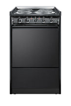 Accucold 20" Wide Slide-in Style Electric Coil Range in Black