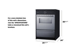 24" Wide Induction Range in Stainless Steel