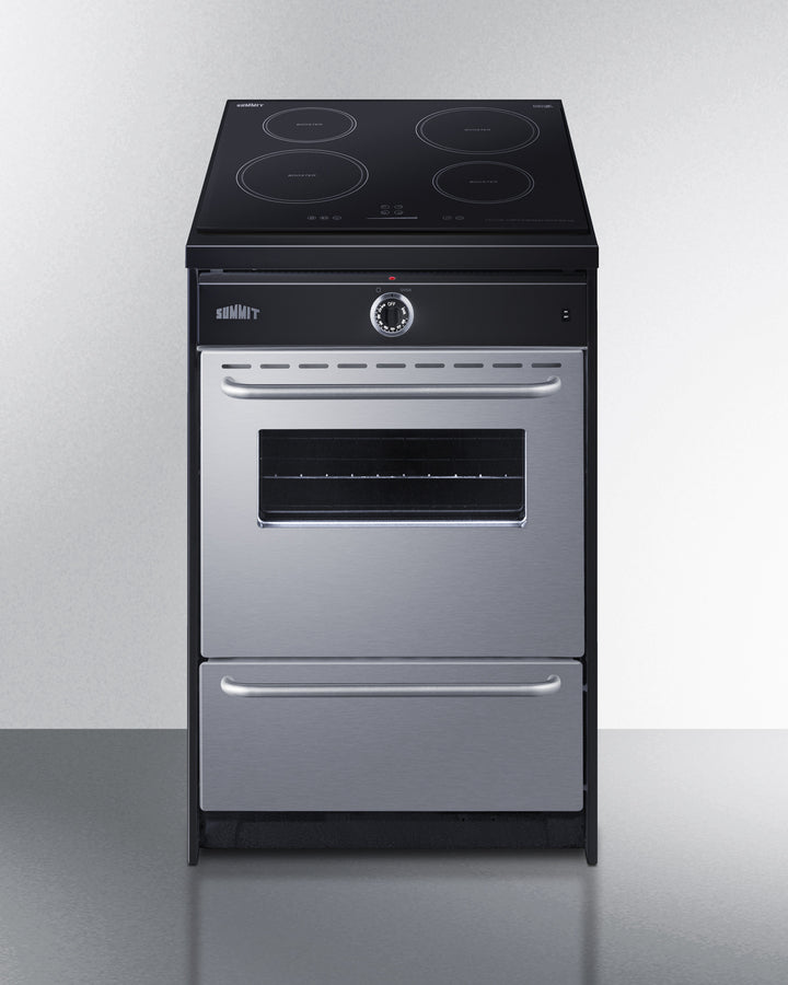 24" Wide Induction Range in Stainless Steel