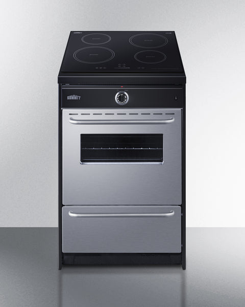 24" Wide Induction Range in Stainless Steel