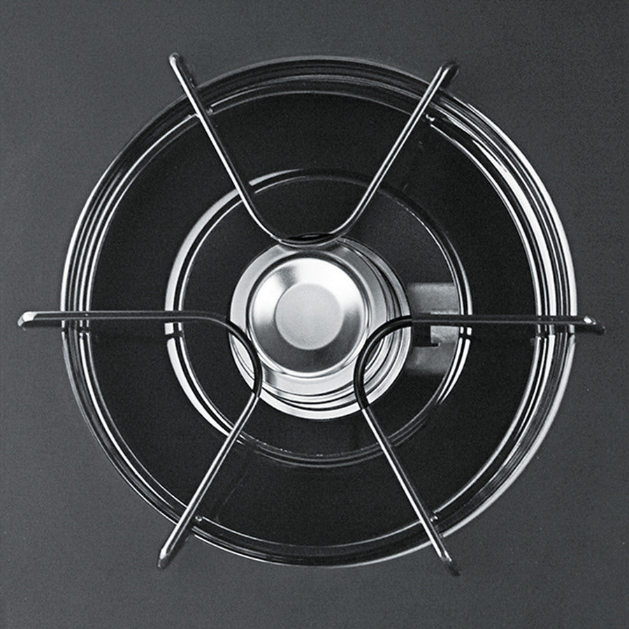 Accucold 30" Wide Open Burner Gas Cooktop in Black with Spark Ignition