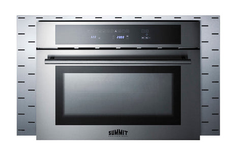 Accucold Stainless steel trim kit to extend width of CMV24 speed oven to 30"