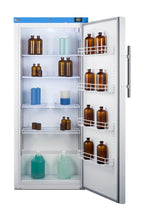 Accucold Upright 18 cu.ft. all-refrigerator with lock (Model URM19W)