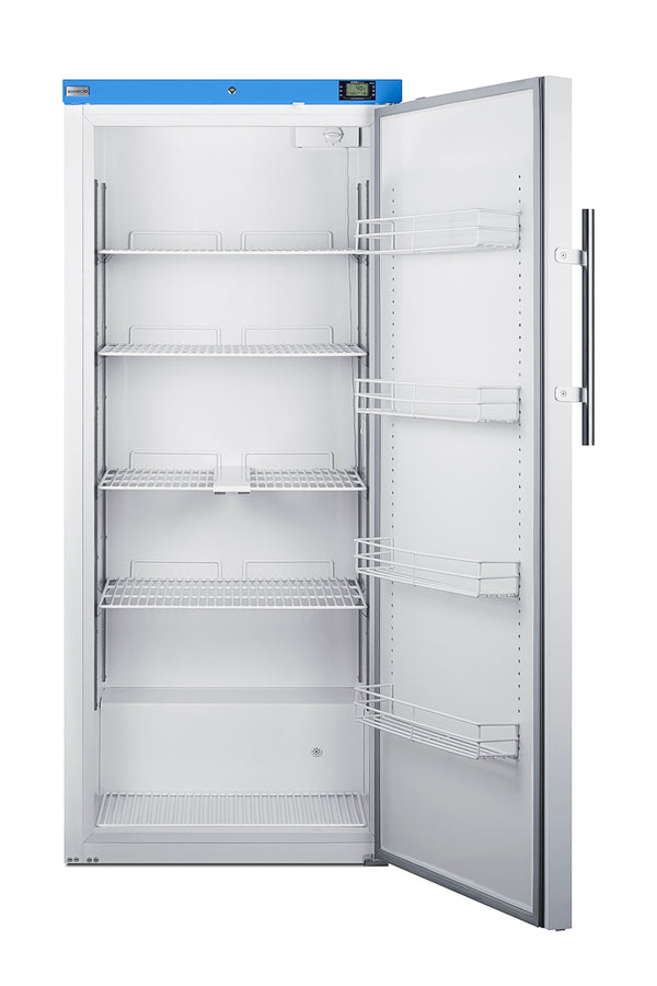 Accucold Upright 18 cu.ft. all-refrigerator with lock (Model URM19W)