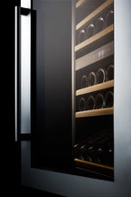 51 bottle fully integrated dual zone wine cellar with digital controls and LED lighting (Model VC60D)