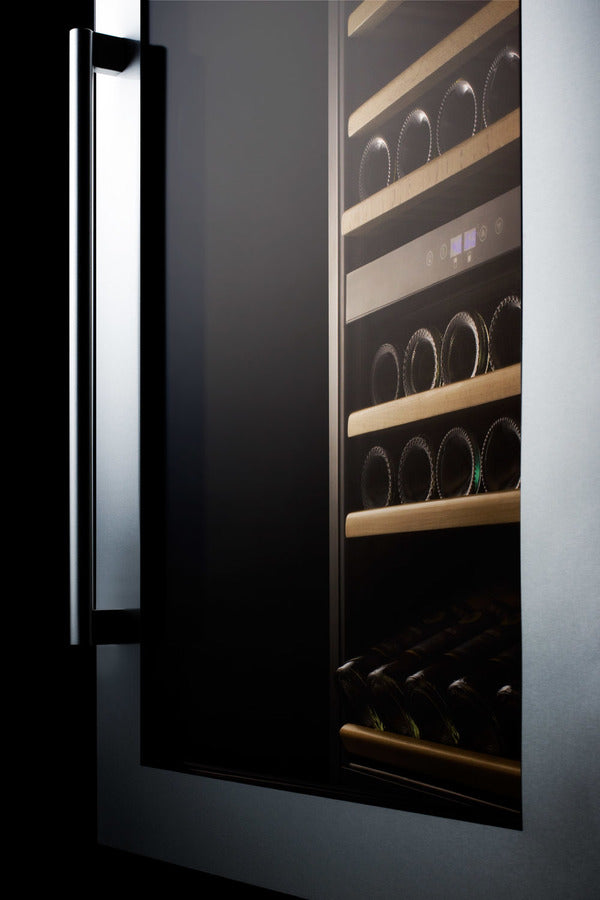 51 bottle fully integrated dual zone wine cellar with digital controls and LED lighting (Model VC60D)
