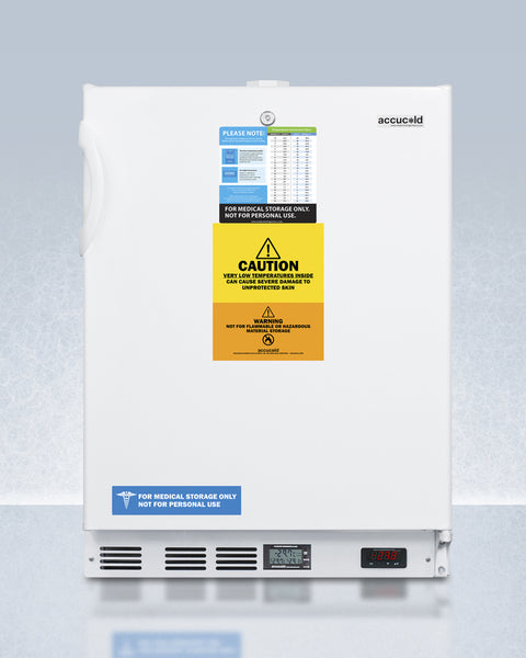 Accucold Built-in undercounter laboratory freezer capable of -30º C (-22º F)operation, Left Hinge, ADA – VT65ADALHD