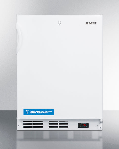 Accucold Freestanding medical all-freezer capable of -25º C operation, Left Hinge, ADA – VT65MLADALHD