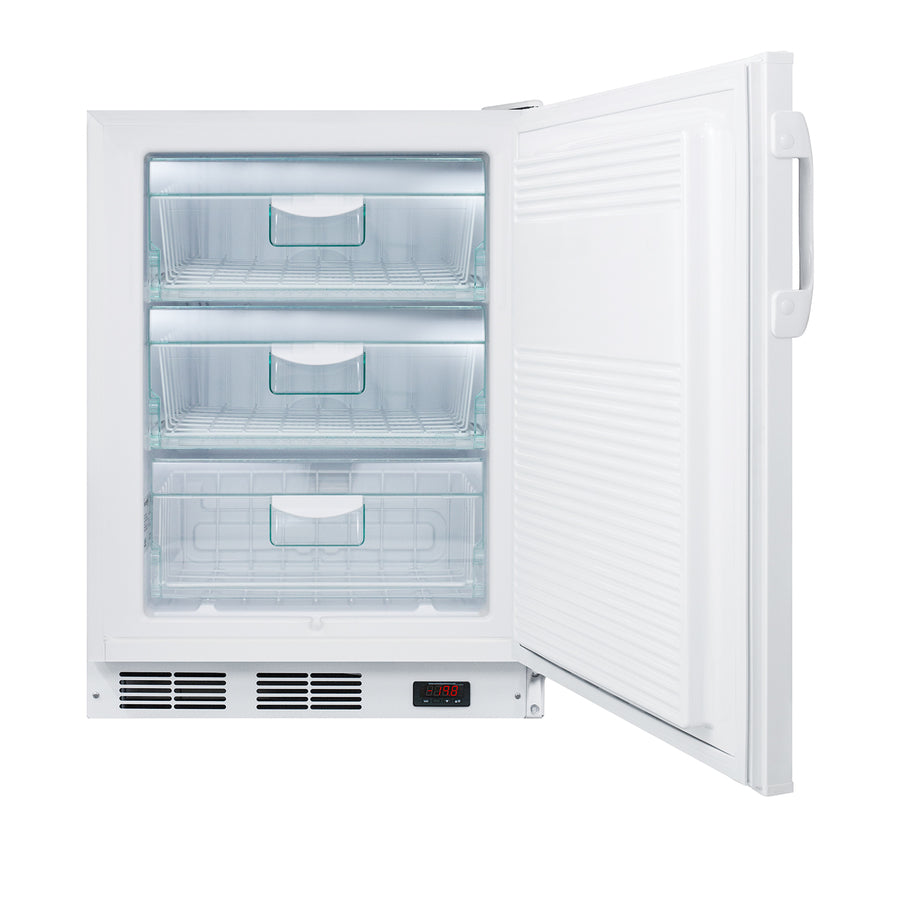 24" Wide Built-In All-Freezer, ADA Compliant, ADA (Model VT65MLBIADAGP) - Open
