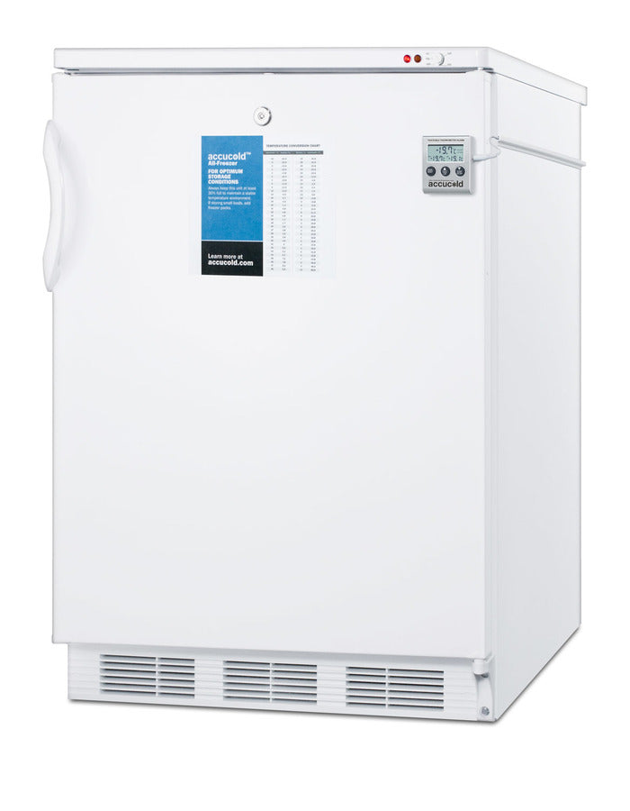 Accucold Built-in undercounter freezer capable of -25º C operation; includes audible, Left Hinge – VT65MLBIMEDLHD