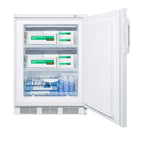 Accucold 24" wide all-freezer for freestanding use capable of -25º C operation, Left Hinge, ADA – VT65MLMEDADALHD