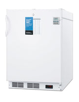 Accucold 24" wide all-freezer for freestanding use, Left Hinge, ADA – VT65MLPLUS2ADALHD - Angle