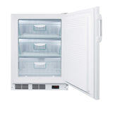 Accucold 24" wide all-freezer for freestanding use, Left Hinge, ADA – VT65MLPLUS2ADALHD - Open