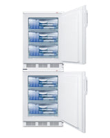 24" Wide Stacked All-Freezers