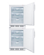 24" Wide Stacked All-Freezers