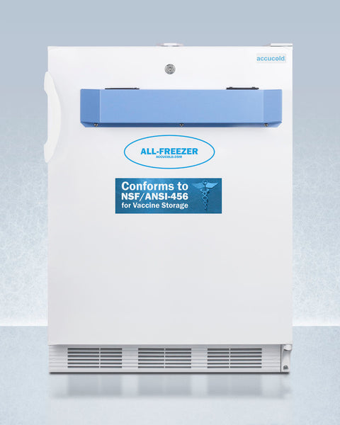 Accucold Built-in undercounter -30ºC all-freezer certified to NSF/ANSI 456, Left Hinge, ADA – VT65MLVAC456ADALHD