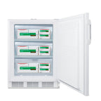 24" Wide Built-In All-Freezer, Certified to NSF/ANSI 456 Standard for Vaccine Storage, ADA Compliant