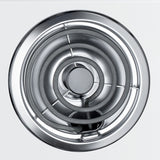 24" wide 220V electric coil top cooktop in white porcelain finish
