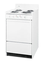 Accucold 20" Wide Electric Coil Top Range in White