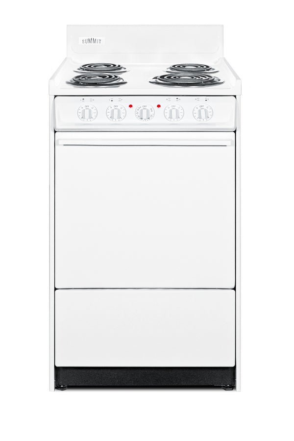 Accucold 20" Wide Electric Coil Top Range in White