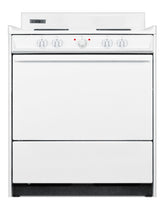 30" Wide Electric Coil Top Range in White