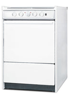 Accucold 24" Wide Slide-in Style Electric Coil Top Range in White