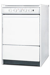 Accucold 24" Wide Slide-in Style Electric Coil Top Range in White