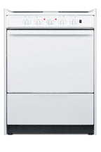 Accucold 24" Wide Slide-in Style Electric Coil Top Range in White