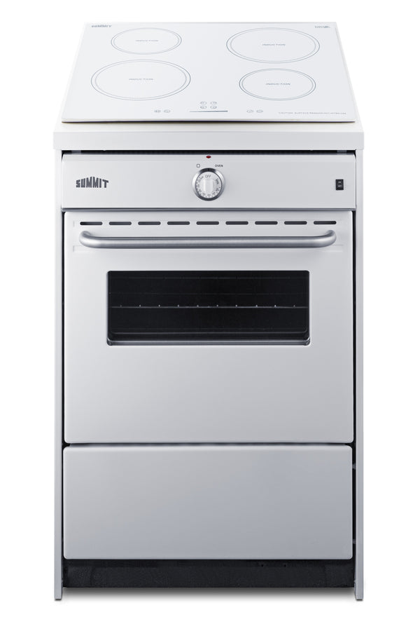 Accucold 24" Wide Induction Range in White