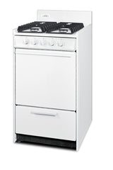 20" wide sealed burner gas range made in the USA