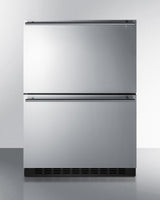 Accucold 24" wide indoor/outdoor ADA compliant 2-drawer all-freezer (Model ADFD243)