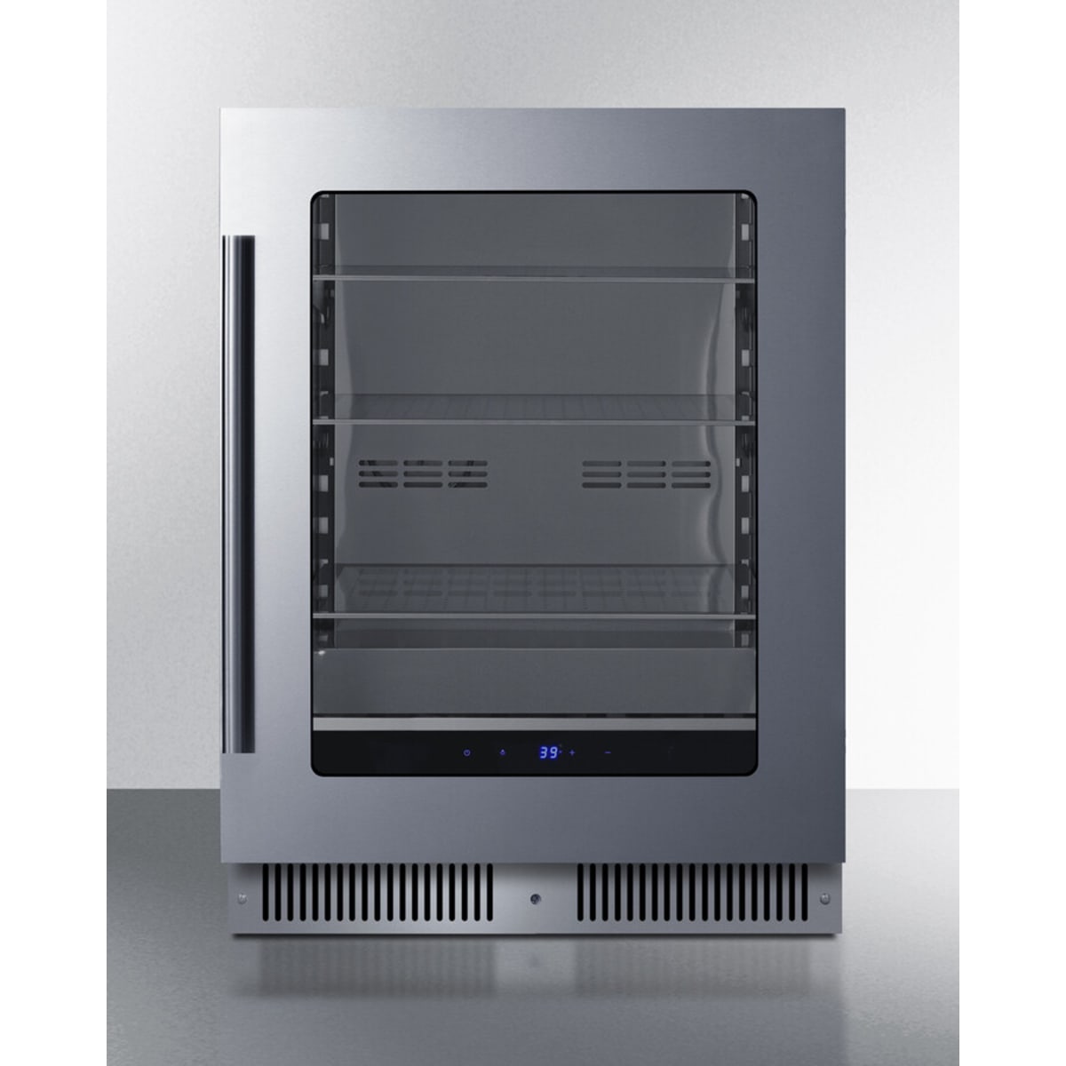 Shallow 18" deep 24" wide undercounter beverage center Main image
