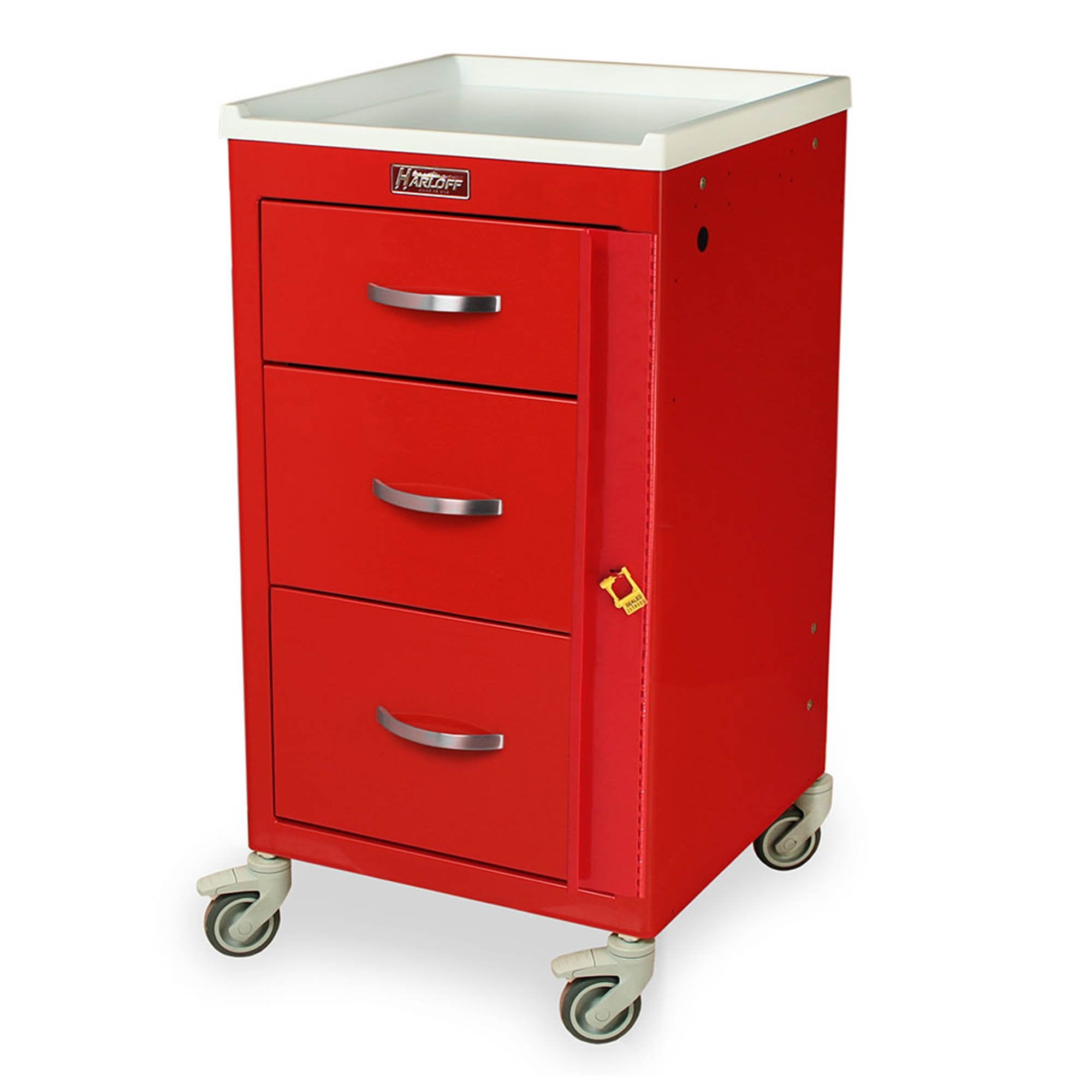 3 Drawer Dual Lock Cart (Short Cabinet), Basic Electronic Push Button Lock and Breakaway Lock. User and Supervisor Code Main image
